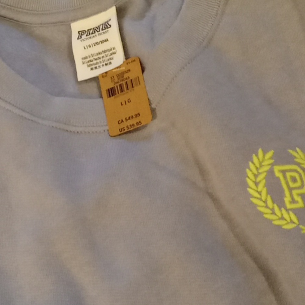 PINK sweatshirt with lemon lime logo